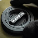 BuzzRevo Harley gas tank cap. Suitable for Road King, Street Bob and Softail Fat Boy. Modified blackened hidden gas tank cap.