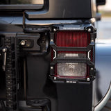 Taillight Cover for Jeep Wrangler JK JL aluminum rear light cover