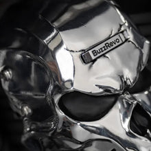 Load image into Gallery viewer, BuzzRevo Harley horn cover. For Glide ST CVO and Road King. Modified chrome-plated horn decoration cover with skull.