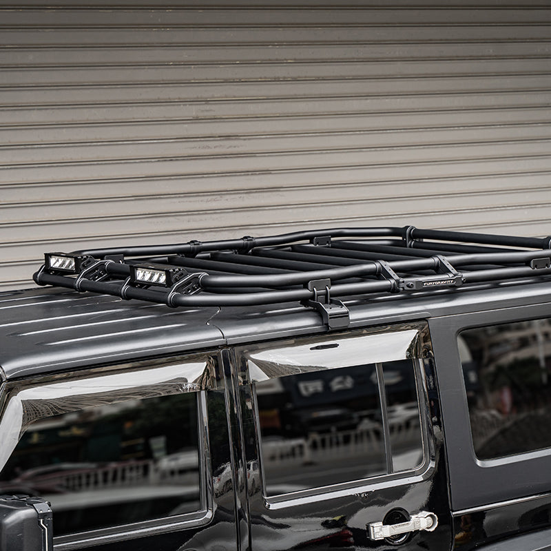 Aluminum Black Roof Rack for Jeep Wrangler JK JL JT