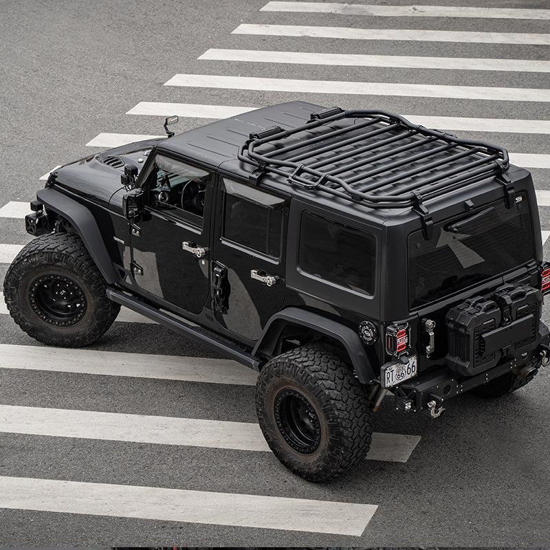 Aluminum Black Roof Rack for Jeep Wrangler JK JL JT