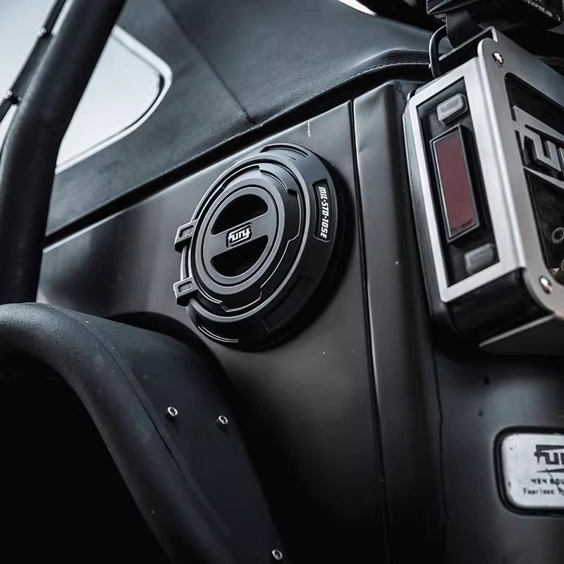 Aluminum Antenna Base Cover for Jeep Wrangler JK JL