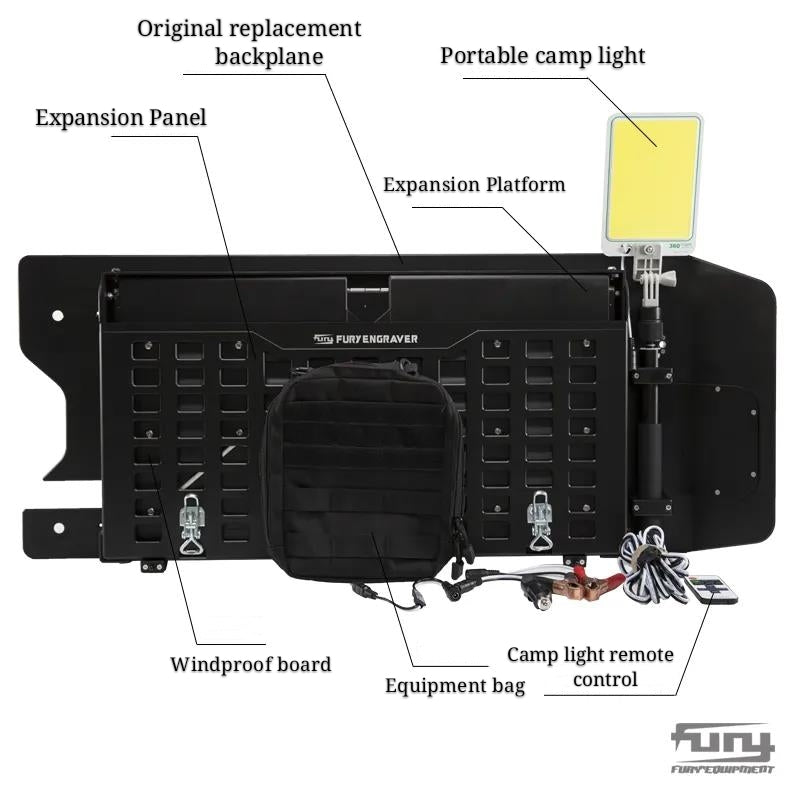 Tailgate Multifunctional Platform For Jeep Wrangler JK JL 4X4 Offroad