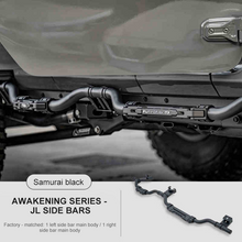 Load image into Gallery viewer, Aluminum alloy black Running Boards for Jeep Wrangler JL