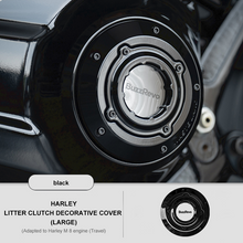 Load image into Gallery viewer, BuzzRevo Harley clutch cover. Motorcycle modified transparent clutch cover for M8 engine. Softail. Touring.