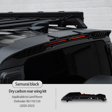 Load image into Gallery viewer, PLUMB Land Rover Defender Car Rear Spoiler Modification, Pressurized Tail Roof Wing, Dry Carbon Fiber Roof Wing for Appearance Upgrade