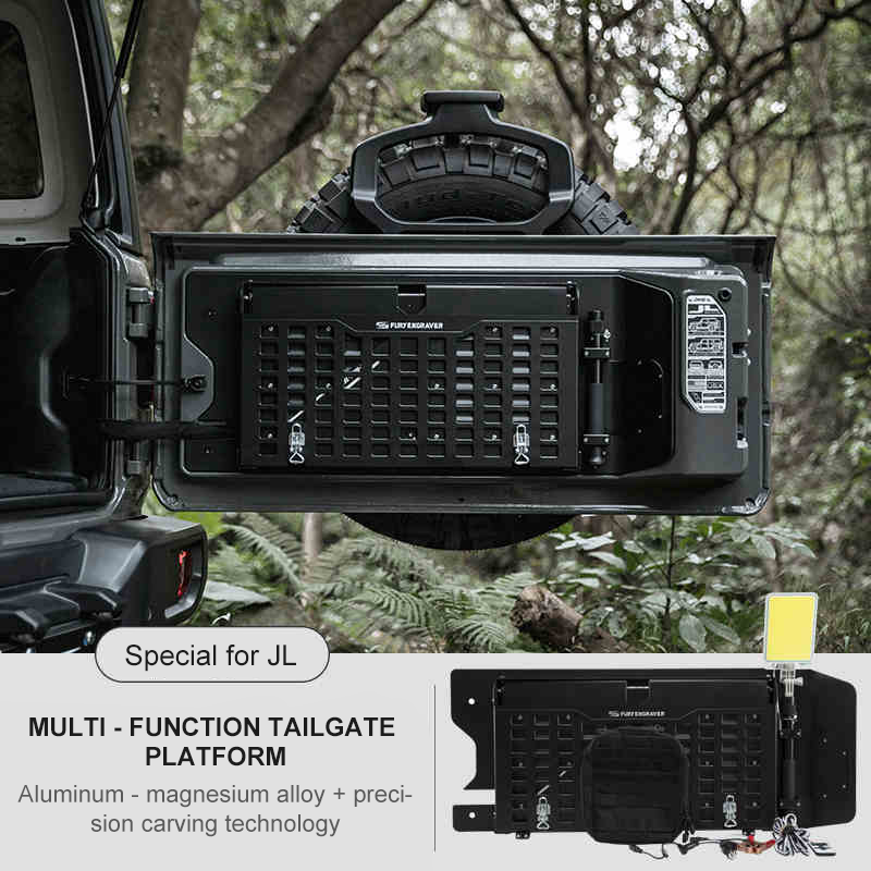 Tailgate Multifunctional Platform For Jeep Wrangler JK JL 4X4 Offroad