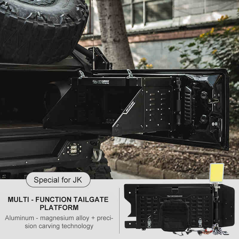 Tailgate Multifunctional Platform For Jeep Wrangler JK JL 4X4 Offroad