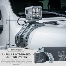 Load image into Gallery viewer, A-pillar integrated lighting system for Jeep Wrangler JL JT